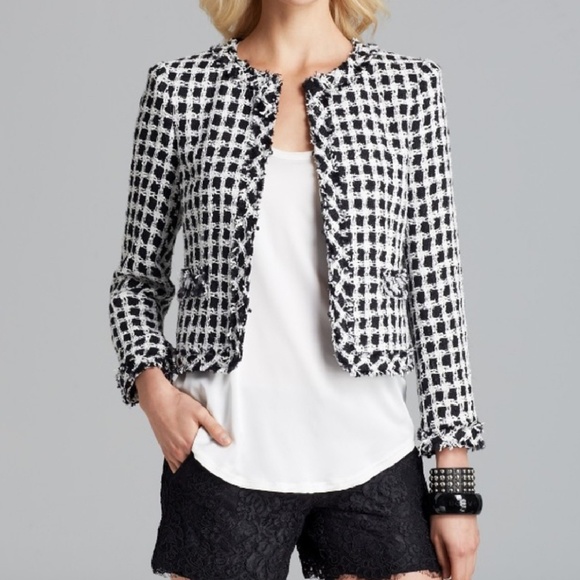 Alice + Olivia Jackets & Blazers - Alice + Olivia Kidman Tweed Blazer S/P